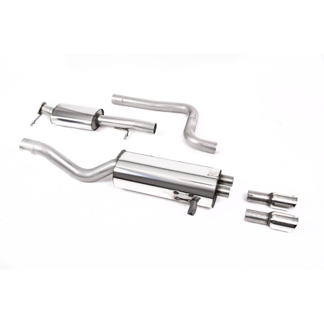 Milltek KIPUFOGÓRENDSZER Milltek Cat-back exhaust (quieter) twin polished tips for Ford Fiesta Mk7 ST 1.6 EcoBoost (non-GPF) 2014+ | race-shop.hu