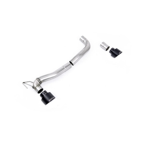 Milltek KIPUFOGÓRENDSZER Milltek Maxton Designs Dual Outlet Upgrade Kit for Ford Fiesta Mk8 & Mk8.5 ST EcoBoost (non-GPF) 2020+ - Black tips | race-shop.hu
