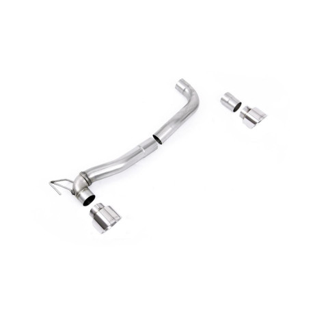 Milltek KIPUFOGÓRENDSZER Milltek Maxton Designs Dual Outlet Upgrade Kit for Ford Fiesta Mk8 & Mk8.5 ST EcoBoost (non-GPF) 2020+ - Polished tips | race-shop.hu