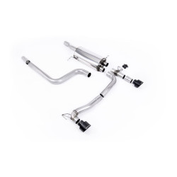 Milltek Cat-back exhaust for Ford Fiesta Mk8 & Mk8.5 ST 1.5 EcoBoost 200PS (non-GPF) 2020+ - Dual black tips