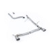 Milltek GPF-back exhaust (louder) for Ford Fiesta Mk8 1.0T EcoBoost ST-Line 3 & 5 Door (GPF) 2019+ - Brushed titanium tips