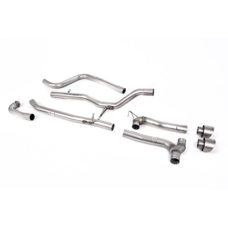 Milltek KIPUFOGÓRENDSZER Milltek Cat-back exhaust (louder) for Ford Fiesta MK8 ST-Line 3 & 5 Door (non-GPF) 2017-2019 - Brushed titanium tips | race-shop.hu