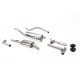 Milltek Cat-back exhaust resonated for Ford Fiesta MK8 ST-Line 3 & 5 Door (non-GPF) 2017-2019 - Cerakote black tips