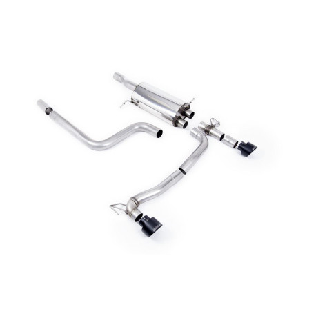 Milltek KIPUFOGÓRENDSZER Milltek Cat-back exhaust for Ford Fiesta Mk8 ST 1.5 EcoBoost 200PS (non-GPF) 2018-2020 - Black tips | race-shop.hu