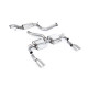Milltek KIPUFOGÓRENDSZER Milltek Cat-back exhaust (quieter) for Ford Focus MK2 RS 2.5T 305PS (non-GPF) 2009-2010 - Dual titanium tips | race-shop.hu