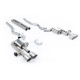Milltek Cat-back exhaust (loudest) valved for Ford Mustang 5.0 V8 Dark Horse (non-GPF) 2024+ - Brushed titanium tips