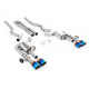 Milltek Cat-back exhaust valved for Ford Mustang 5.0 V8 Dark Horse (non-GPF) 2024+ - Burnt/blue titanium tips