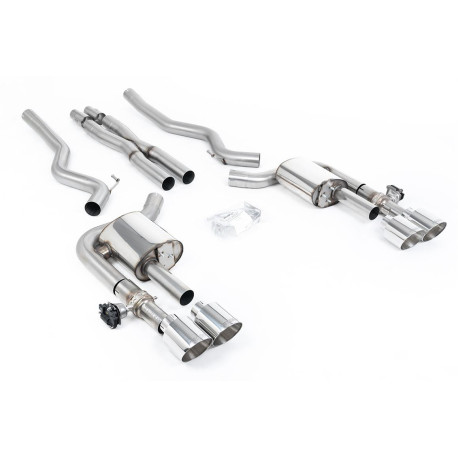 Milltek KIPUFOGÓRENDSZER Milltek Cat-back exhaust valved for Ford Mustang 5.0 V8 Mach 1 (non-GPF) 2021-2023 - Polished tips | race-shop.hu