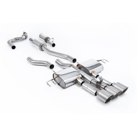 Milltek KIPUFOGÓRENDSZER Milltek Cat-back exhaust resonated for Acura Integra Type S 2.0 Turbo 320hp (DE5) (non-GPF) 2023+ - Brushed titanium tips | race-shop.hu