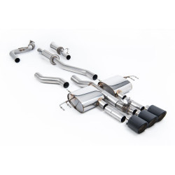 Milltek Cat-back exhaust resonated for Acura Integra Type S 2.0 Turbo 320hp (DE5) (non-GPF) 2023+ - Carbon tips