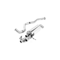 Milltek GPF-back exhaust (louder) for Hyundai i20 N 1.6 T-GDi 204PS 2021+ - Burnt/blue titanium tips