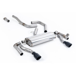 Milltek GPF-back exhaust for Kia Proceed GT 1.6 Turbo 2019+ - Dual Cerakote black tips