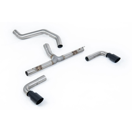 Milltek KIPUFOGÓRENDSZER Milltek GPF-back exhaust non-resonated for INEOS Grenadier B57 3.0 I6 Turbo Diesel (non-GPF) 2023+ - Twin Cerakote black tips | race-shop.hu