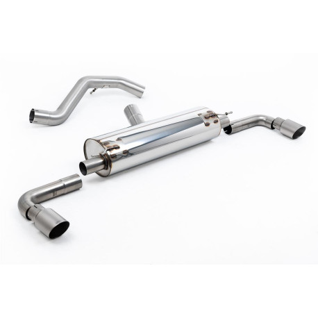 Milltek KIPUFOGÓRENDSZER Milltek GPF-back exhaust resonated for INEOS Grenadier B57 3.0 I6 Turbo Diesel (non-GPF) 2023+ - Twin brushed titanium tips | race-shop.hu