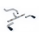 Milltek GPF-back exhaust non-resonated for INEOS Grenadier B58 3.0 I6 Turbo Petrol (non-GPF) 2023+ - Twin Cerakote black tips