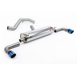 Milltek GPF-back exhaust resonated for INEOS Grenadier B58 3.0 I6 Turbo Petrol (non-GPF) 2023+ - Burnt/blue titanium tips