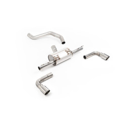 Milltek GPF-back exhaust part-resonated for INEOS Grenadier I6 Turbo Petrol (non-GPF) 2023+ - Twin polished tips