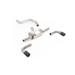 Milltek GPF-back exhaust part-resonated for INEOS Grenadier I6 Turbo Petrol (non-GPF) 2023+ - Carbon tips