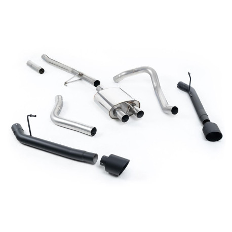 Milltek KIPUFOGÓRENDSZER Milltek Cat-back exhaust for Jeep Gladiator 3.6 V6 (non-GPF) 2020+ - Cerakote black tips | race-shop.hu