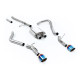 Milltek Cat-back exhaust for Jeep Gladiator 3.6 V6 (non-GPF, side exit) 2020+ - Burnt/blue titanium tips