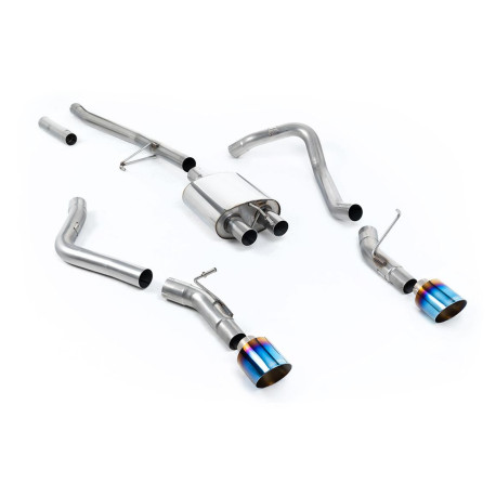 Milltek KIPUFOGÓRENDSZER Milltek Cat-back exhaust for Jeep Gladiator 3.6 V6 (non-GPF, side exit) 2020+ - Burnt/blue titanium tips | race-shop.hu