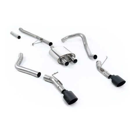 Milltek KIPUFOGÓRENDSZER Milltek Cat-back exhaust for Jeep Gladiator 3.6 V6 (non-GPF, side exit) 2020+ - Cerakote black tips | race-shop.hu