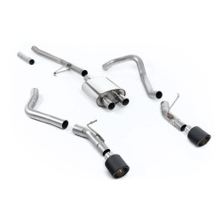 Milltek Cat-back exhaust for Jeep Gladiator 3.6 V6 (non-GPF, side exit) 2020+ - Carbon tips