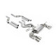 Milltek GPF-back exhaust for Land Rover Defender 110 OCTA P635 (non-GPF) 2025+ - Quad brushed titanium tips