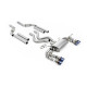 Milltek KIPUFOGÓRENDSZER Milltek GPF-back exhaust for Land Rover Defender 110 OCTA P635 (non-GPF) 2025+ - Quad burnt/blue titanium tips | race-shop.hu