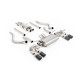 Milltek GPF-back exhaust resonated valved for Land Rover Defender 130 V8 425PS & 525PS (GPF) 2023+ - Carbon tips