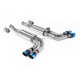 Milltek Cat-back exhaust valved for Mercedes G63 4.0 Bi-Turbo V8 (W463) (non-GPF) 2019-2024 - Burnt/blue titanium tips