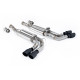Milltek Cat-back exhaust valved for Mercedes G63 4.0 Bi-Turbo V8 (W463) (non-GPF) 2019-2024 - Cerakote black tips