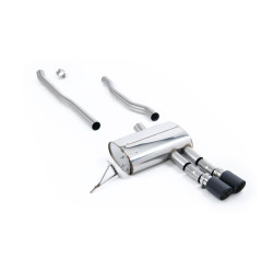 Milltek Cat-back exhaust (louder) for Mini Cooper S 2.0 Turbo (F55) (non-GPF) 2014+ - Carbon tips
