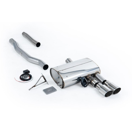 Milltek KIPUFOGÓRENDSZER Milltek GPF-back exhaust valved for Mini Cooper S 2.0 Turbo (F56) (GPF) 2019-2020 - Twin polished tips | race-shop.hu