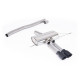 Milltek GPF-back exhaust (louder) for Mini Cooper S 2.0T B48 (F66) (non-GPF) 2024+ - Dual Cerakote black tips
