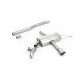 Milltek GPF-back exhaust (louder) for Mini JCW 2.0T B48 (F66) (GPF) 2024+ - Brushed titanium tips
