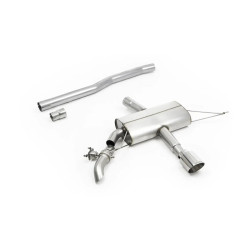 Milltek GPF-back exhaust (louder) for Mini JCW 2.0T B48 (F66) (GPF) 2024+ - Polished tips