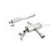 Milltek GPF-back exhaust resonated for Mini JCW 2.0T B48 (F66) (GPF) 2024+ - Brushed titanium tips