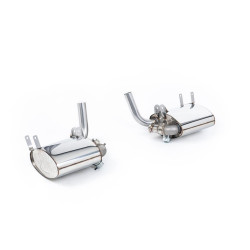 Milltek Rear silencers valved for Porsche 911 Carrera and Carrera S (996) (non-GPF) 1998-2005