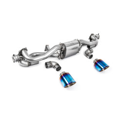 Milltek GPF-back exhaust for Porsche Boxster 718 GTS & Spyder 4.0 (GPF) 2019-2020 - Burnt titanium tips