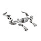 Milltek Cat-back exhaust for Porsche Boxster 718 GTS & Spyder 4.0 (GPF) 2019-2020 - Polished tips