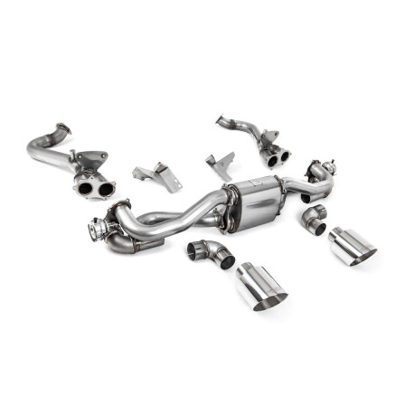 Milltek KIPUFOGÓRENDSZER Milltek GPF kiiktatócső Porsche Cayman 718 GT4 4.0 (GPF, Manual) 2020+ - polírozott kipufogóvégek | race-shop.hu