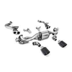 Milltek GPF bypass pipe for Porsche Cayman 718 GT4 4.0 (GPF, Post) 2020+ - Carbon tips