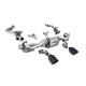 Milltek GPF bypass pipe for Porsche Cayman 718 GT4 4.0 (GPF, Post) 2020+ - Cerakote black tips