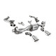 Milltek GPF bypass pipe for Porsche Cayman 718 GT4 4.0 (GPF, Post) 2020+ - Polished tips