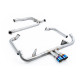 Milltek KIPUFOGÓRENDSZER Milltek Full system with cat replacement pipe for Porsche Cayman 718 GTS 2.5T (non-GPF) 2016-2020 - Burnt titanium tips | race-shop.hu