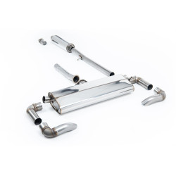 Milltek GPF-back exhaust for Seat Cupra Formentor 1.4TSI e-Hybrid 245ps (GPF) 2022+ - Resonated