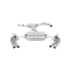 Milltek GPF-back exhaust resonated for Seat Cupra Formentor 2.0TFSI 4Drive 310PS (GPF) 2021+ - Quad polished tips
