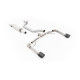 Milltek GPF-back exhaust (loudest) for Seat Leon Cupra Leon 2.0TSI 245ps (GPF) 2022+ - Carbon tips