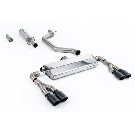 Milltek KIPUFOGÓRENDSZER Milltek GPF-hátsó kipufogórendszer rezonátoros Seat Leon Cupra Leon Mk4 Hatch 300ps (GPF) 2021+ modellhez - Cerakote fekete kipu | race-shop.hu
